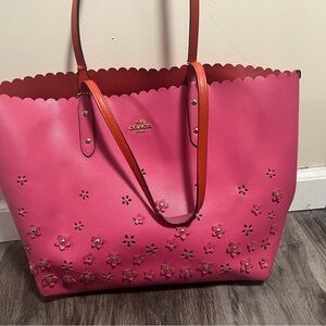 Coach Tote Bag Purse Pink